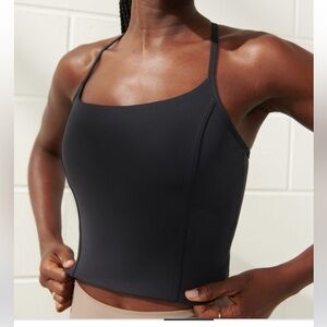 Abercrombie YPB Cami Slim Tank - Onyx - Size Small